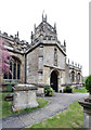 SP1501 : St Mary, Fairford - Porch by John Salmon