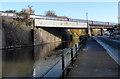 ST6072 : Two railway bridges viewed from Feeder Road, Bristol by Jaggery