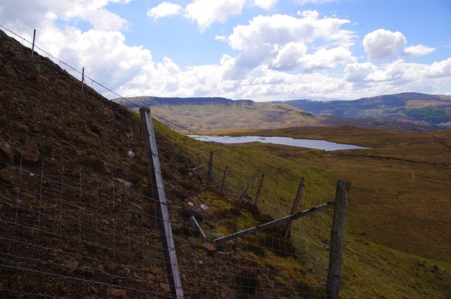 Small fenced enclosure on the slopes of Beinn Iadain