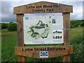 Lyme and Wood Pits Country Park, sign