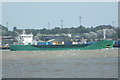 TM2732 : Coaster MV Arklow Ruler leaves for sea by Peter Pearson