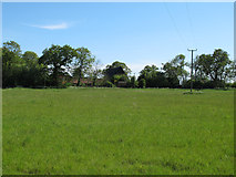 TM4583 : Grass field near Alexandra Barn, Sotterley by Roger Jones