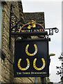 The Three Horseshoes (2) - sign, 78 Corn Street, Witney, Oxon