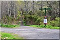 Signpost for Old Logging Way, Coylumbridge