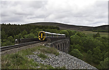 NH8423 : South bound crossing Slochd Viaduct by Peter Moore