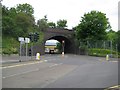 High Wycombe: Bellfield Road railway bridge