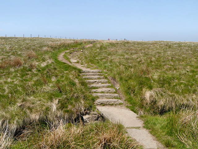 Steps on the Pennine Way, Marsden Moor © David Dixon :: Geograph ...