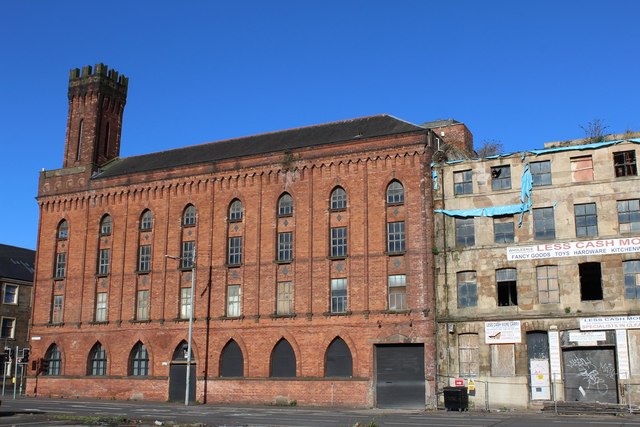 Former warehouse of Tradeston Paint... © Leslie Barrie cc-by-sa/2.0 ...