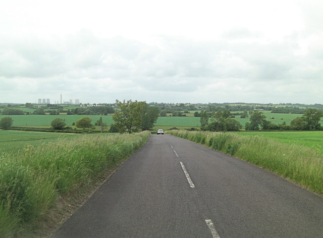 Church Road descends Cholsey Hill