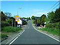 Millwell Road at Leaburn boundary sign