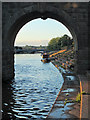 Through a Suspension Bridge arch