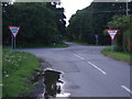 Road junction, Chapel Lane