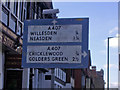 Pre-Worboys sign on Willesden Lane