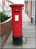 NZ4919 : Edward VIII postbox, Borough Road / Myrtle Street, TS1 by Mike Quinn