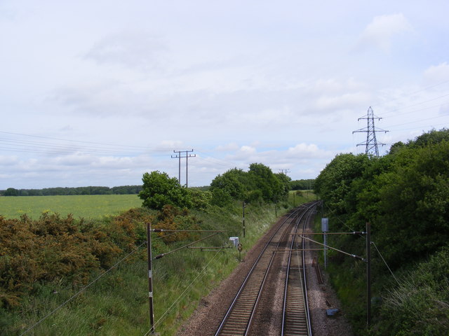 Railway Lines looking towards Ipswich