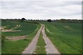 Farm track out of Popham