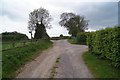 Track to Popham Court Farm