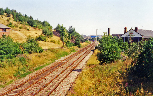 Site of Fenton station, 1995