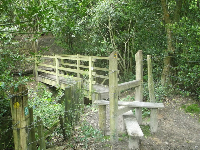 Footbridge near Rock's Wood