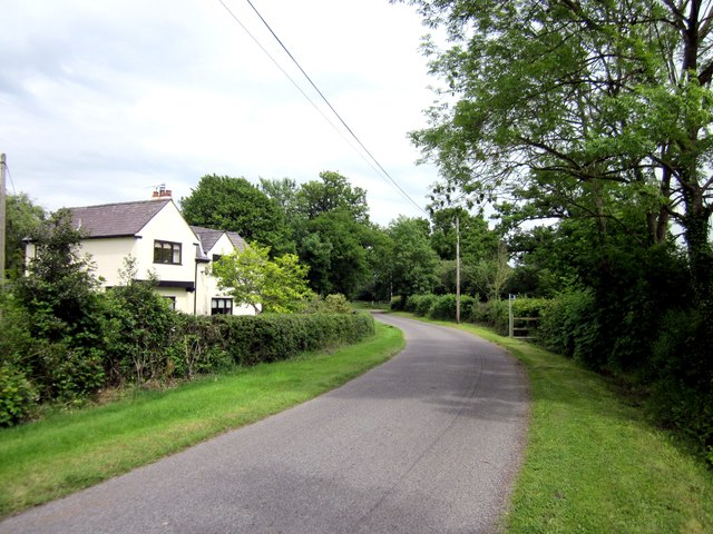 Wetreins Lane approaching Stretton © Jeff Buck cc-by-sa/2.0 :: Geograph ...