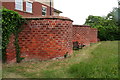 Crinkle crankle wall at the University of Chichester