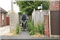 Footpath to Felpham  crossing Highcroft Ave, eastbound