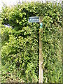 TM4281 : Bridleway sign of Sandy Lane Bridleway by Geographer