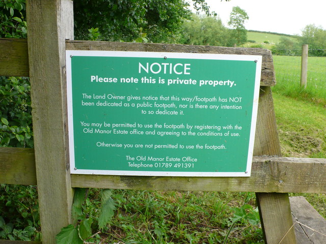 Permissive Footpath Sign © Nigel Mykura Cc-by-sa 2.0 :: Geograph 