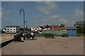 Saturday morning by the beach huts on Felpham Greensward