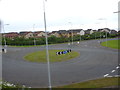 NT2789 : Roundabout and Housing Estate on the A921 Kinghorn Road, Kirkcaldy by Richard West