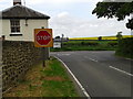 Road junction at Burderop Farm