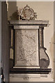 St Margaret, Womenswold - Wall monument