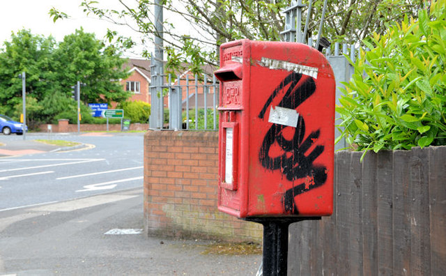 Letter box, Portadown © Albert Bridge cc-by-sa/2.0 :: Geograph Britain ...