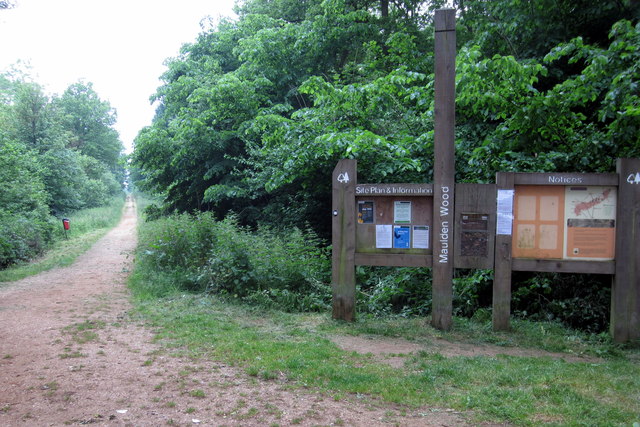 Maulden Wood path and data