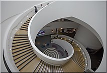 SJ3389 : Museum of Liverpool - staircase by Paul Harrop