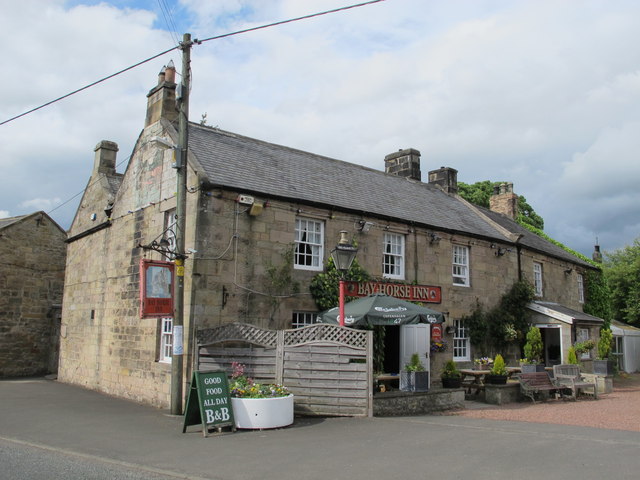 The Bay Horse Inn, West Woodburn © Mike Quinn :: Geograph Britain and ...