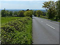 Greenhill Road descending towards Coalville