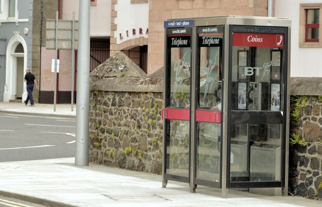 Two telephone boxes, Portadown