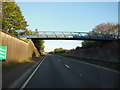 A footbridge over the A30