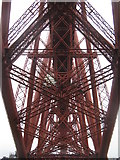 NT1380 : The underbelly of the Forth Bridge by M J Richardson