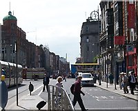 O1534 : View across O'Connell Street towards Upper Abbey Street by Eric Jones