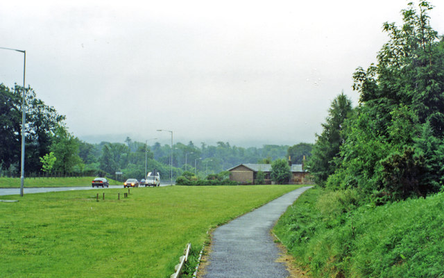 Approximate site of former Fochabers Town station, 1997