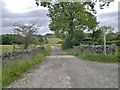 Track to a farm below Ladder Hill, near Combs