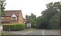 B1201 junction ahead from Beck Lane