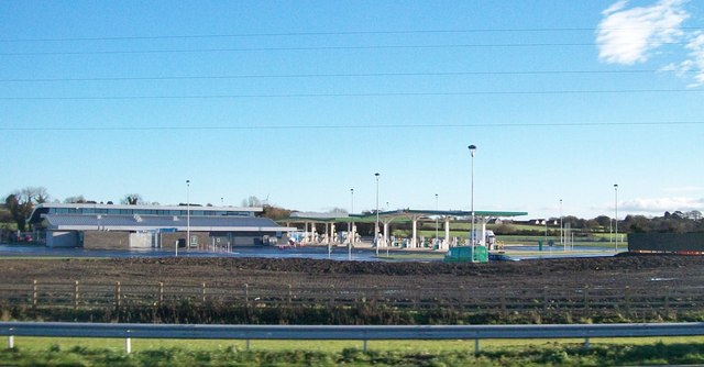 Filling Station at the Lusk Service Area of the south-bound side of M1