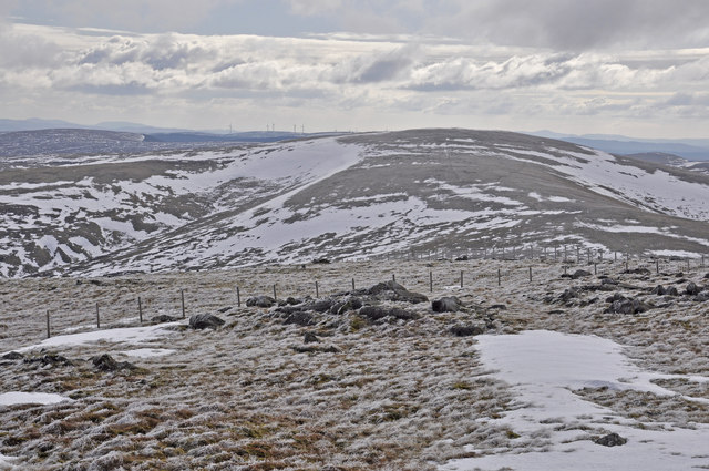 Looking south from Blackcraig Hill
