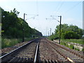 East coast line at Beal level crossing