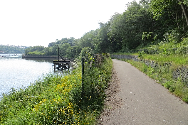 Path beside the Tyne