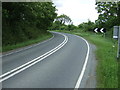 Sharp bend in the A157