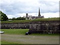 A section of Berwick town walls